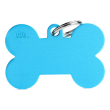 my family medaglietta osso (xl) alluminio azzurro (ref. mfxl07)