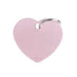 my family medaglietta cuore (l) alluminio rosa (ref. mfb29)