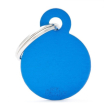 small round al light blue