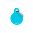 small round al light blue