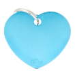 small heart al light blue