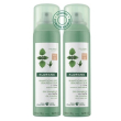 klorane bipacco shampoo secco all'ortica e vitamina e per capelli scuri 150ml+150ml