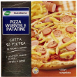 pizza wurstel e patate 1000 g surgelata | pizza famiglia 1 kg ricca e gustosa pronta da cuocere al f