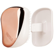 tangle teezer compact styler rose gold ivory - spazzola tascabile per capelli senza nodi con cover p
