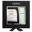 lierac hydragenist - cofanetto gel-crema reidratante illuminante 50ml + maschera esfoliante 75ml