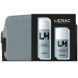 lierac homme - cofanetto regalo uomo con pochette + fluido antietà globale 50ml + deodorante 50ml