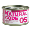 natural code gatto vellutata n6 pollo 85gr (lattina)
