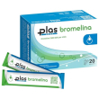 plas pharma® bromelina - bromelina forte drenante alto dosaggio 5000 gdu/g (2500 gdu per stick) - 2