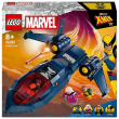lego marvel 76281 x-jet di x-men, aereo giocattolo per bambini 8+ a