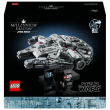 lego star wars 75375 millennium falcon, modellino da costruire di astr