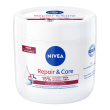nivea crema corpo repair & care urea 400 ml, multiuso idratante