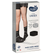 sauber linea unisex 13-17mmhg calza corta unisex filato q-skin 70 denari colore nero taglia l