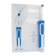 cliadent - spazzolino elettrico rotante kit con 2 testine e caricabatterie