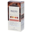 phyto color kit 6,34 biondo scuro ramato 1 latte + crema mascher