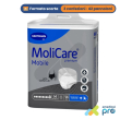 molicare premium mobile 10 gocce - slip assorbente unisex per incontinenza molto grave - 14 pezzi