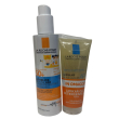 la roche posay anthelios dermopediatrics uv spf 50+ spray solare 200 ml + lipikar olio 100 ml