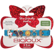 biojoux braccialetto in silicone blue gold plated