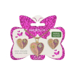 sanico bjs002 parure orecchini+collanina best friend gold plated