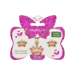 sanico bjs004 parure orecchini+collanina crown gold plated