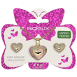biojoux deep heart parure con collana e orecchini acciaio medicale gold plated