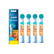 oral-b spazzole ricarica re leone, 4 pezzi, spazzolino elettrico bambini, setole extra morbide, igie