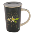 neavita infusiera mindfultea verde con filtro in acciaio, 380 ml
