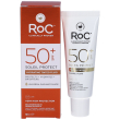 roc fluido solare viso spf50 antimacchie colorato 50 ml