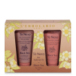 l'erbolario - tè nero kit valle del tè gel detergente viso e crema mani confezione confezione 75 +