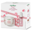 equilibra kit corpo rosa ialuronica nutriente con burro corpo 300ml + acqua corpo profumata 50ml