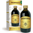 pioppavis liquido analcolico 200 ml - integratore per il drenaggio dei liquidi e le vie urinarie