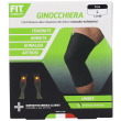 fit therapy ginocchiera colore nero taglia l 1 pz fasciatura