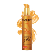 nuxe sun gold olio abbronzante spf50 150 ml, olio solare protettivo, protegge viso e corpo da uva/uv