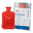 f care borsa acqua calda in gomma riutilizzabile per dolori muscolari, crampi e coliche – borsa de