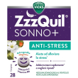 vicks zzzquil sonno + anti stress integratore alimentare 28 compresse