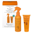 l'erbolario kit soleombra spray 200 ml + bagnodoccia doposole