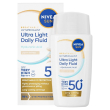 nivea sun - breathable uv specialist - fluido quotidiano spf50+ ultra leggero 40 ml - tonalità ligh