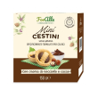 minicestini - dolcetti di frolla con crema di nocciole e cacao senza glutine 150 gr
