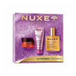 nuxe cofanetto regalo les iconiques - huile prodigieuse 50 ml + balsamo labbra al miele 15 g + shamp
