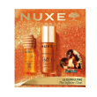 nuxe - cofanetto natale the infinity glow olio labbra miele+huile prodigieuse roll on brillantinato