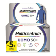 multicentrum uomo 50+ 30 compresse - integratore multivitaminico e multiminerale
