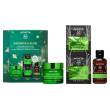 apivita cofanetto regalo radiance & glow - crema leggera anti-rughe 50 ml + gel doccia 75 ml + 2 mas