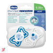 chicco succhietto light blu silicone 6-16m 2 pezzi