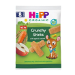 hipp crunchy sticks snack per bambini gusto mela e carota 8m+, 30g