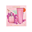 caudalie rose de vigne cofanetto natale con acqua profumata 50ml + gel doccia 200ml
