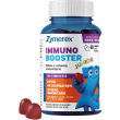 zymerex immuno booster junior 60 gummies gusto fragola senza zuccheri con edulcoranti senza glutine
