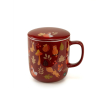 neavita warmy tea infusiera in ceramica marrone, 380 ml