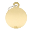 my family medaglietta cerchio (l) alluminio oro (ref. mfb63)