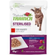 tra cat nat sterilized um busta manzo (beef) 85gr bocconcini in salsa
