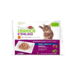 trainer natural gatto sterilised gravy (in salsa) adult tacchino 4x85gr (bustina) multipack