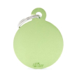my family medaglietta cerchio (l) alluminio verde (ref. mfb40)